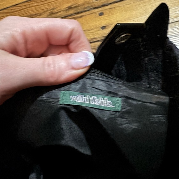 Wild Fable Black Velvet Tote - Picture 5 of 5